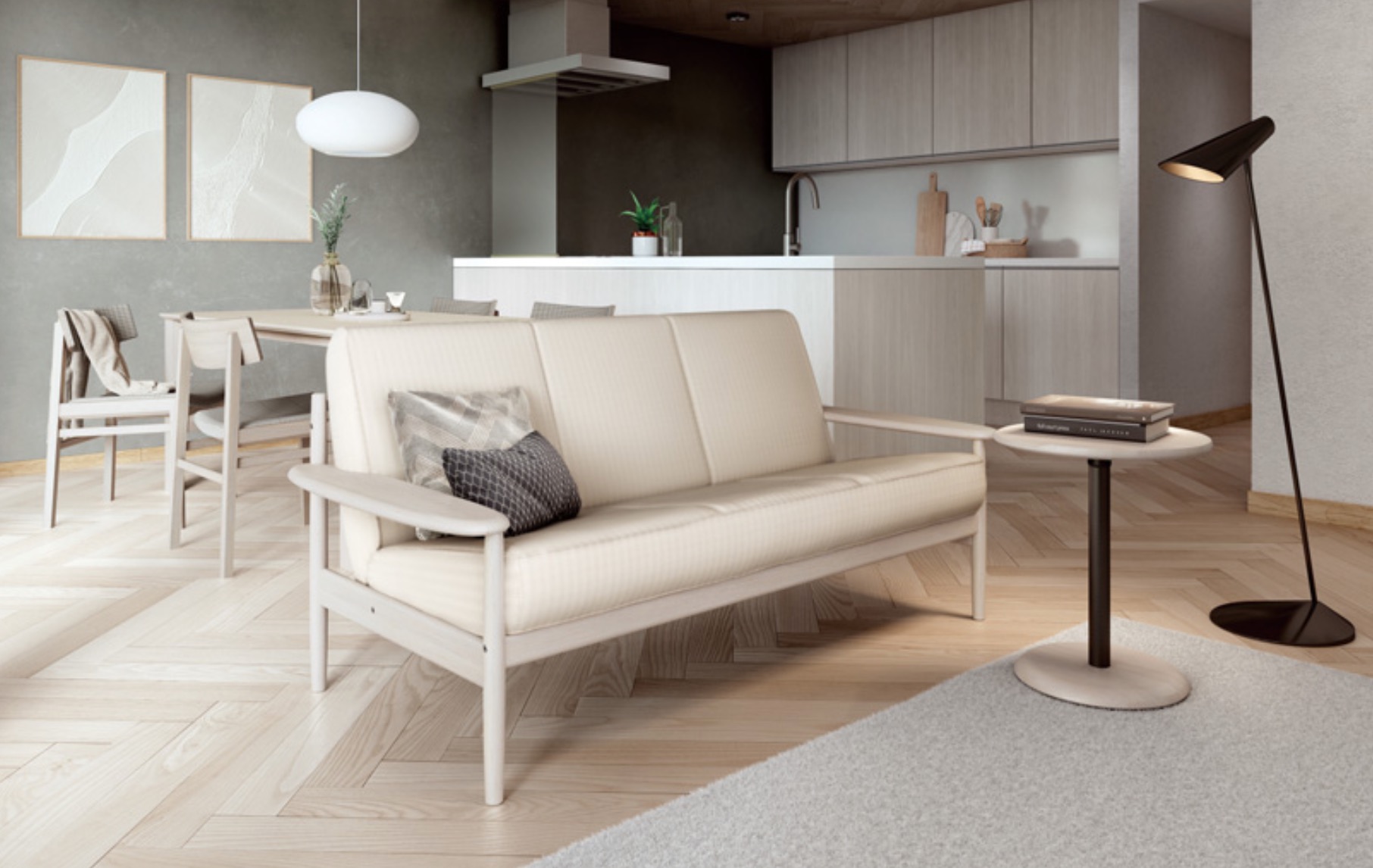 カリモク家具（KARIMOKU FURNITURE） カリモク スツール WW19モデル