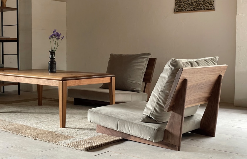日美 ロデア フロアソファ 2P 二人掛け RODEA floor sofa ニチビウッド