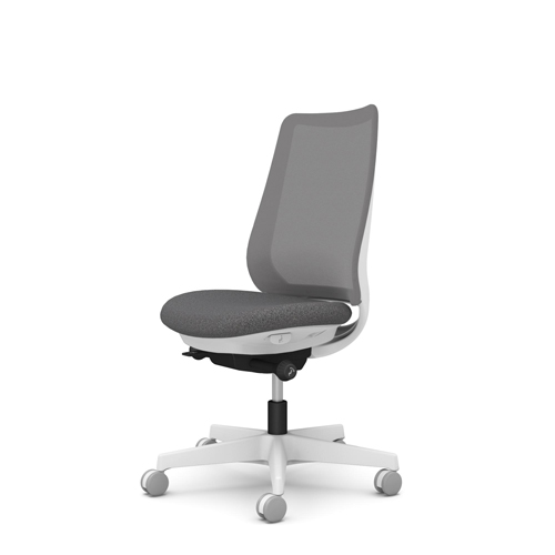 ポータム スタンダードバック 背メッシュ（インターロック）ホワイトフレーム 肘無し CF11XW CF11ZW オフィスチェア Potam オカムラ okamuraの画像