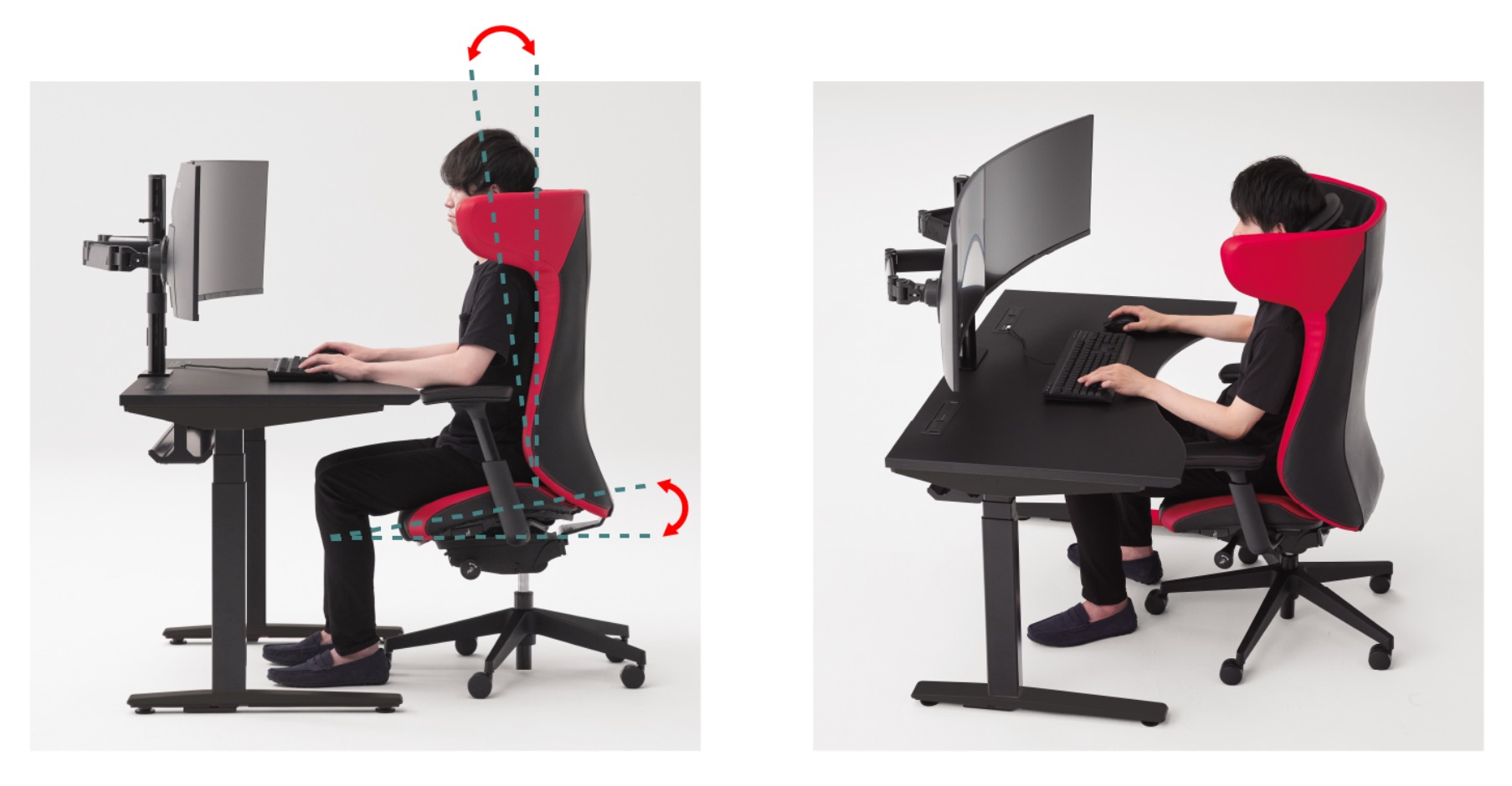 オカムラ（okamura） ゲーミングデスク スイフト ストライカー STRIKER