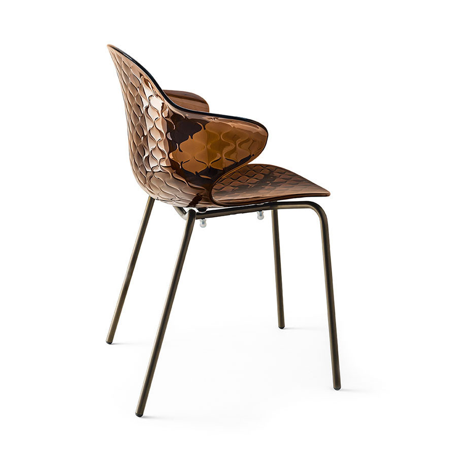 カリガリス SAINT TROPEZ サントロペ CS1845 2脚セット ダイニングチェア 脚部：ホワイト・ブロンズ calligaris おしゃれ 爆買_7