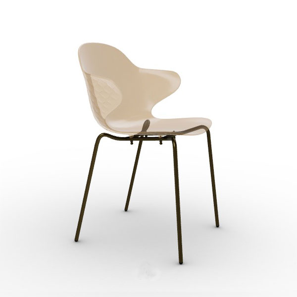 カリガリス SAINT TROPEZ サントロペ CS1845 2脚セット ダイニングチェア 脚部：ホワイト・ブロンズ calligaris おしゃれ 爆買_11