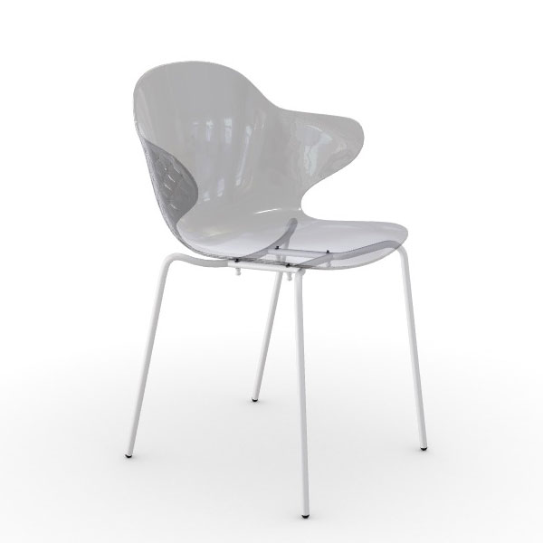 カリガリス SAINT TROPEZ サントロペ CS1845 2脚セット ダイニングチェア 脚部：ホワイト・ブロンズ calligaris おしゃれ 爆買_4