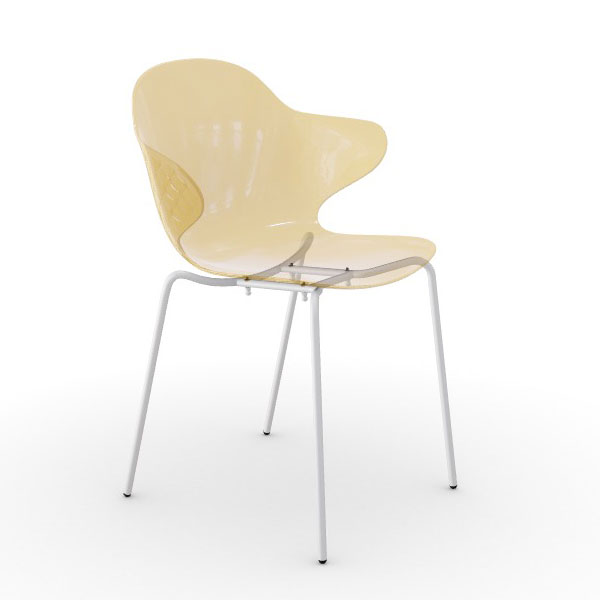 カリガリス SAINT TROPEZ サントロペ CS1845 2脚セット ダイニングチェア 脚部：ホワイト・ブロンズ calligaris おしゃれ 爆買_5