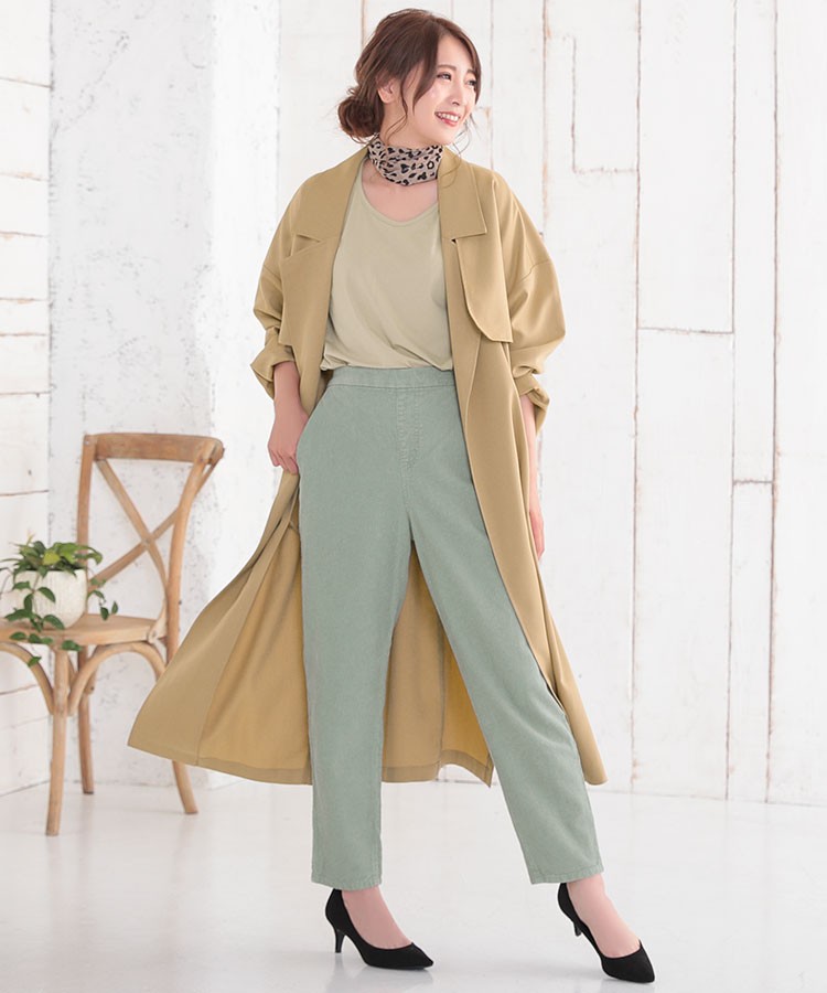 トレンチコート レディース きれいめ コート トレンチ ロング 秋 フォーマル オーバーサイズとろみトレンチ ベージュ Ninarobe ニーナローブ Ncoe49 パーティードレスretica 通販 Yahoo ショッピング