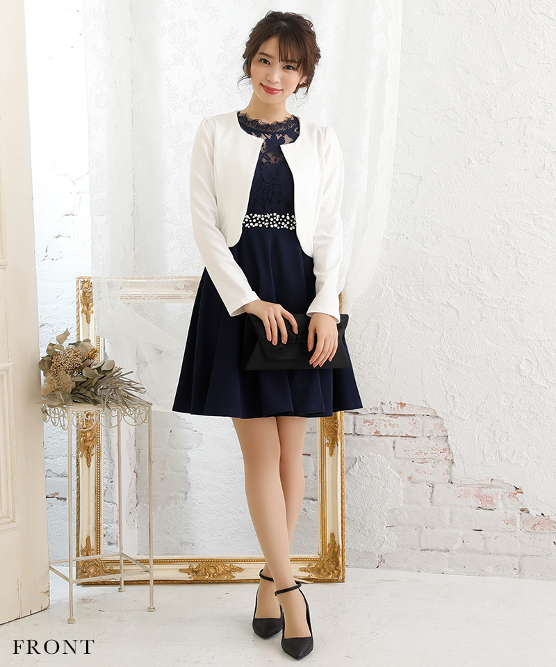 Retica ボレロ カーディガン 結婚式 服装 羽織物 フォーマル