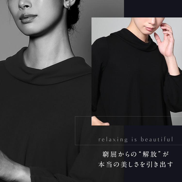 喪服 レディース ブラックフォーマル ワンピース 日本製 礼服 スーツ ロング丈 洗える 大きいサイズ 黒 ストレッチ 30代 40代 50代 60代 DI-62001 送料無料 関連画像2