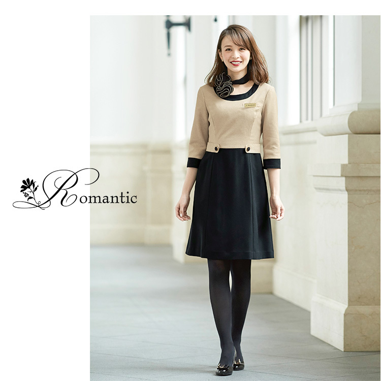 ジョア 事務服 ワンピース レディース 制服 仕事服 ビジネス 美容 医療