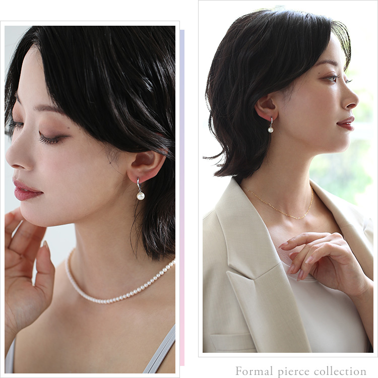 nina's（ニナーズ） あこや真珠 ピアス 7.5-8.0mm SV アコヤ真珠