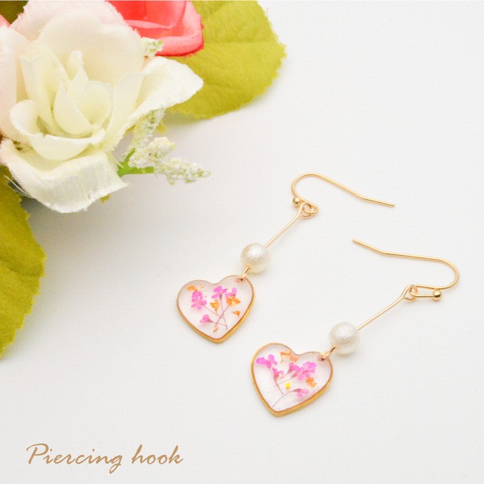 ピアスフック 先丸 パーツ 10個セット ピアス アクセサリー