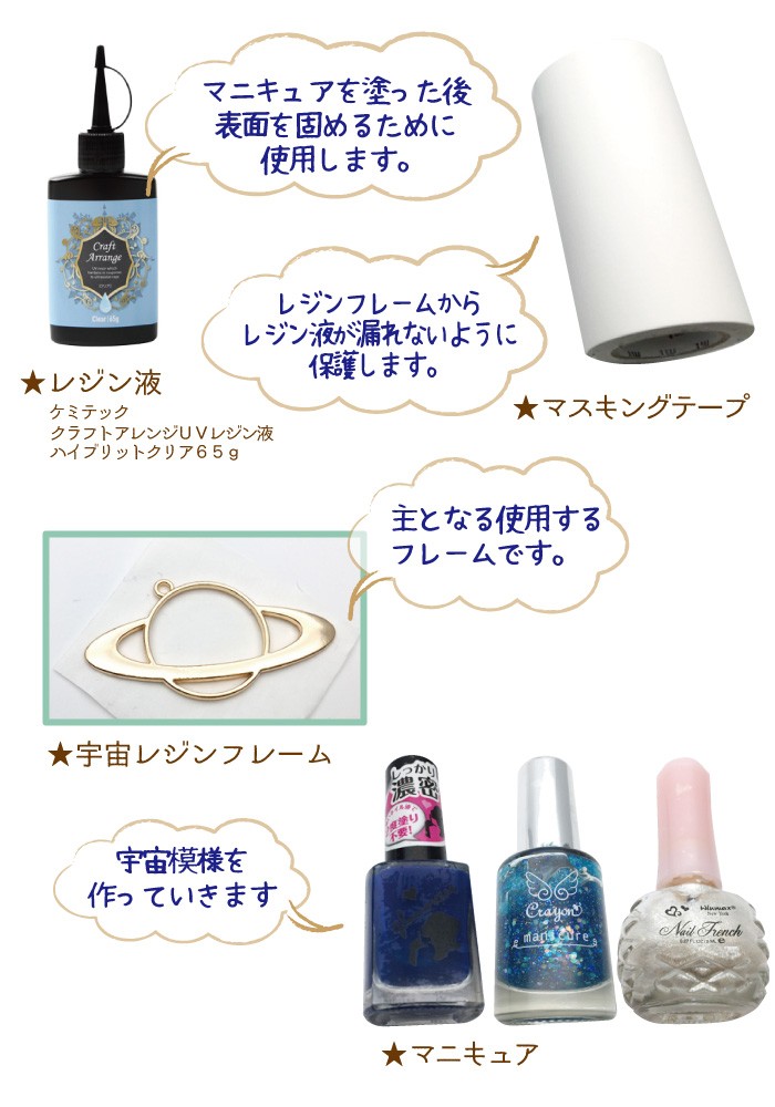 アクセサリーパーツnina Yahoo 店 25宇宙塗りの作り方 レシピ一覧 Yahoo ショッピング