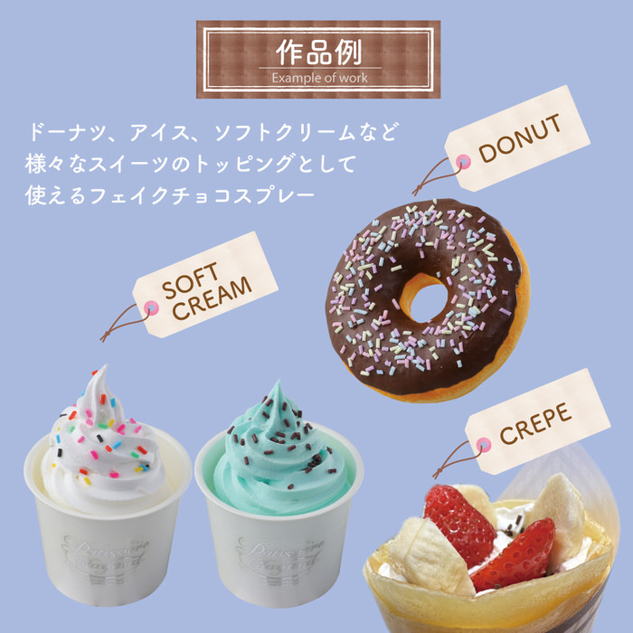 Lucky Cream Chocolate フェイクスイーツデコカラフルドーナツ