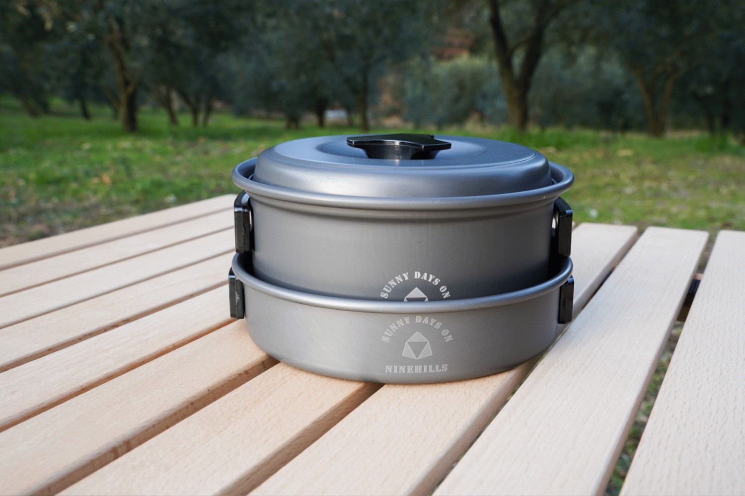 NINEHILLS クッカーセット150 Sサイズ】アウトドア調理器具 飯盒