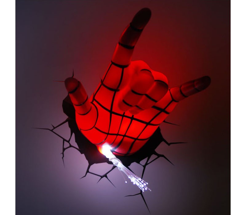 Spider Man 3D Deco Light Mask & Hand SET スパイダーマン 3D