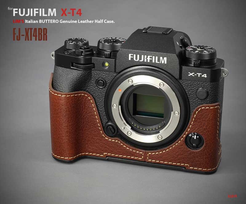 カメラケース Lims リムズ FUJIFILM X-T4 専用 イタリアンレザー