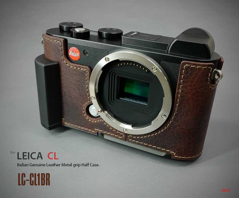 限定20％OFF】 Leica(ライカ) CL用レザープロテクターブラウン