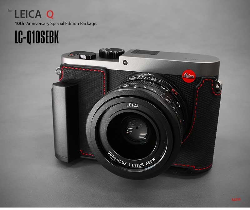 LIM'S リムズ 10th Anniversary Special Edition Package for Leica Q LC-Q10SEBK  Black ブラック ライカ Q用 本革 カメラケース