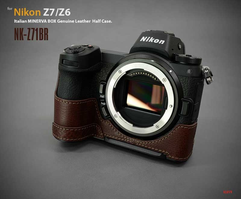 【希少】Nikon ニコン レザー　カメラケース カメラバッグ ブラウン Amazon.co.jp: ブラウン,PU の革カメラの携帯用箱袋、ニコン ZFC