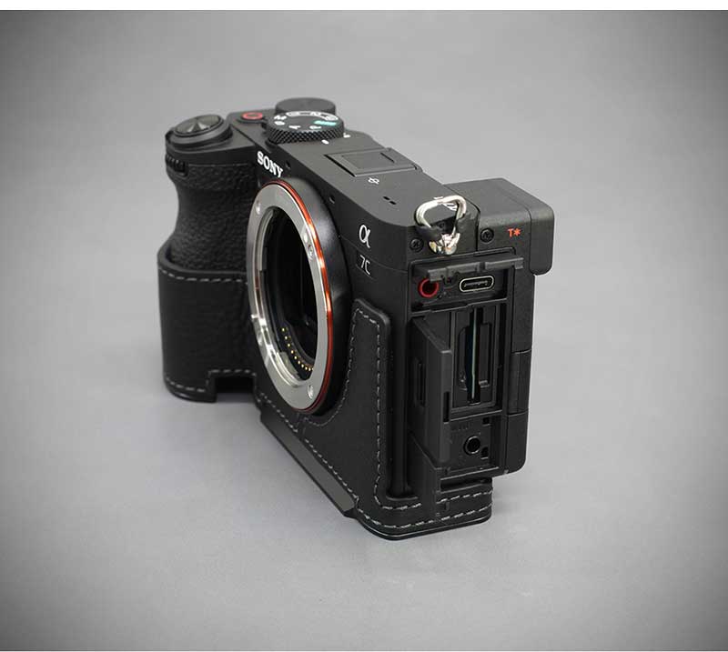 カメラケース Lims リムズ SONY α7CR α7C II 専用 イタリアンレザー 