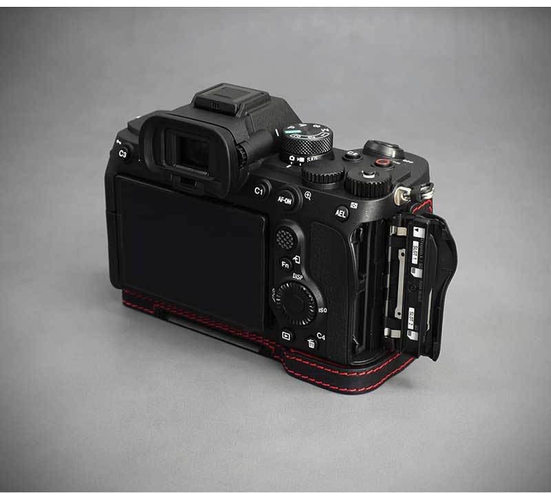LIM'S SONY α7R V / α7 IV 用 イタリアンレザー カメラケース Black 