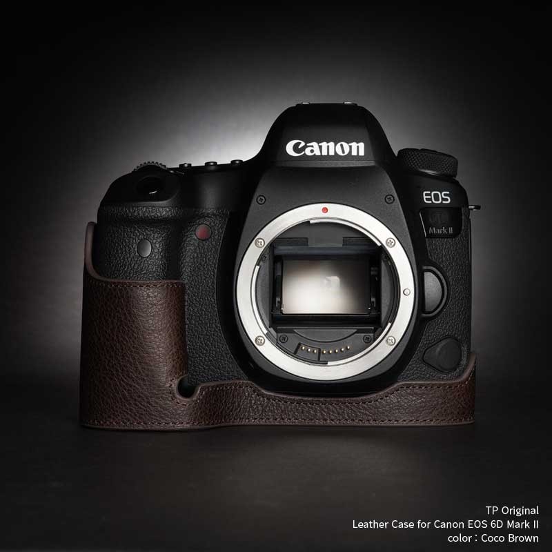 TP Original Leather Camera Body Case for Canon EOS 6D Mark II Coco