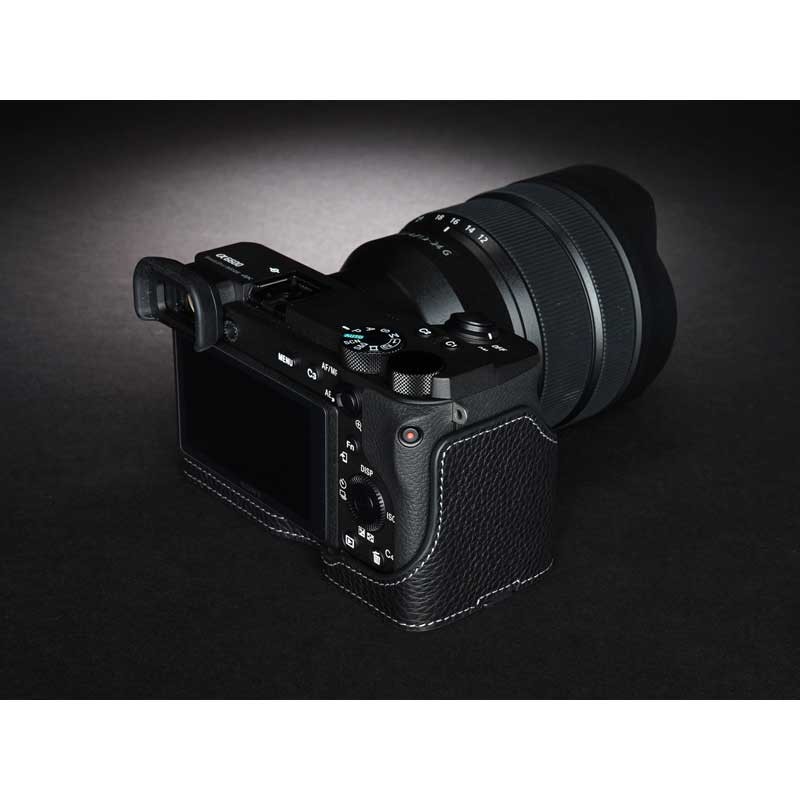 TP Original SONY α6600 専用 レザー カメラケース Black ブラック
