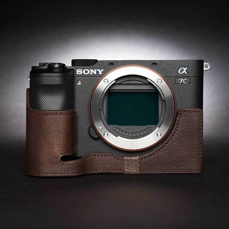 TP Original SONY α7C 専用 レザー カメラケース Coco Brown