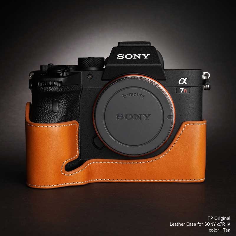 TP Original SONY α7R IV / α9II 専用 レザー カメラケース Tan タン