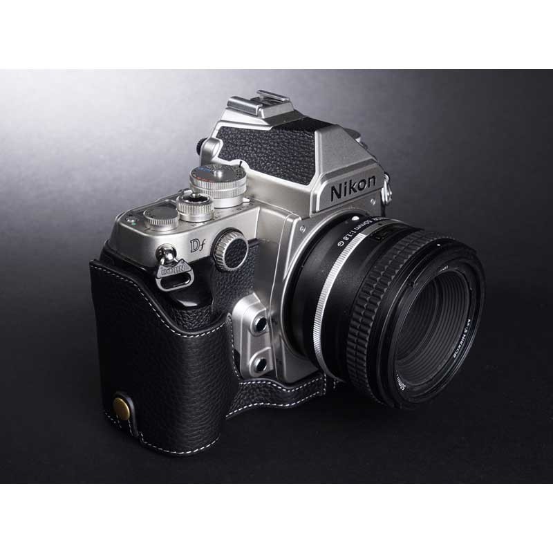 TP Original Nikon Df 専用 レザー カメラケース Black ブラック