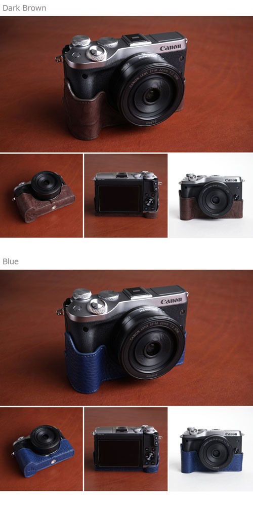 EOS DIGITAL Canon M6 専用 レザー ケース 8colors TP Original カメラ