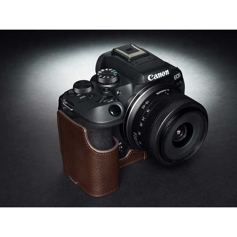 EOS Rシステム Canon R10 専用 レザー ケース Coco Brown ココ
