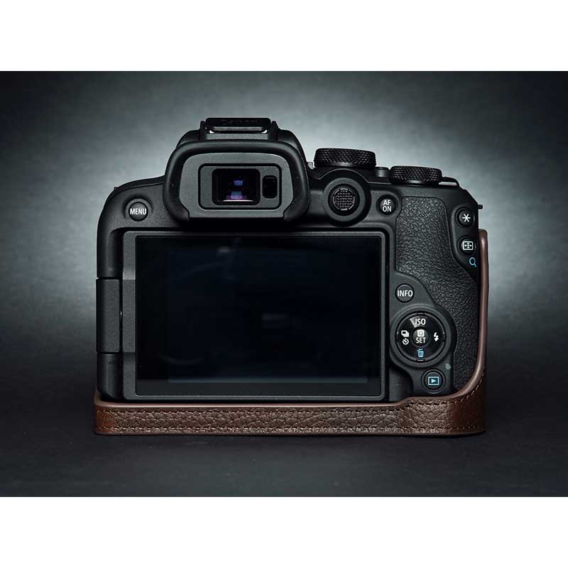 EOS Rシステム Canon R10 専用 レザー ケース Coco Brown ココ
