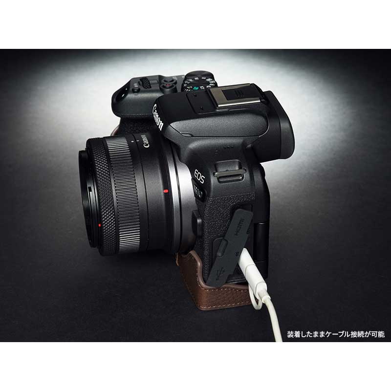 EOS Rシステム Canon R10 専用 レザー ケース Coco Brown ココ