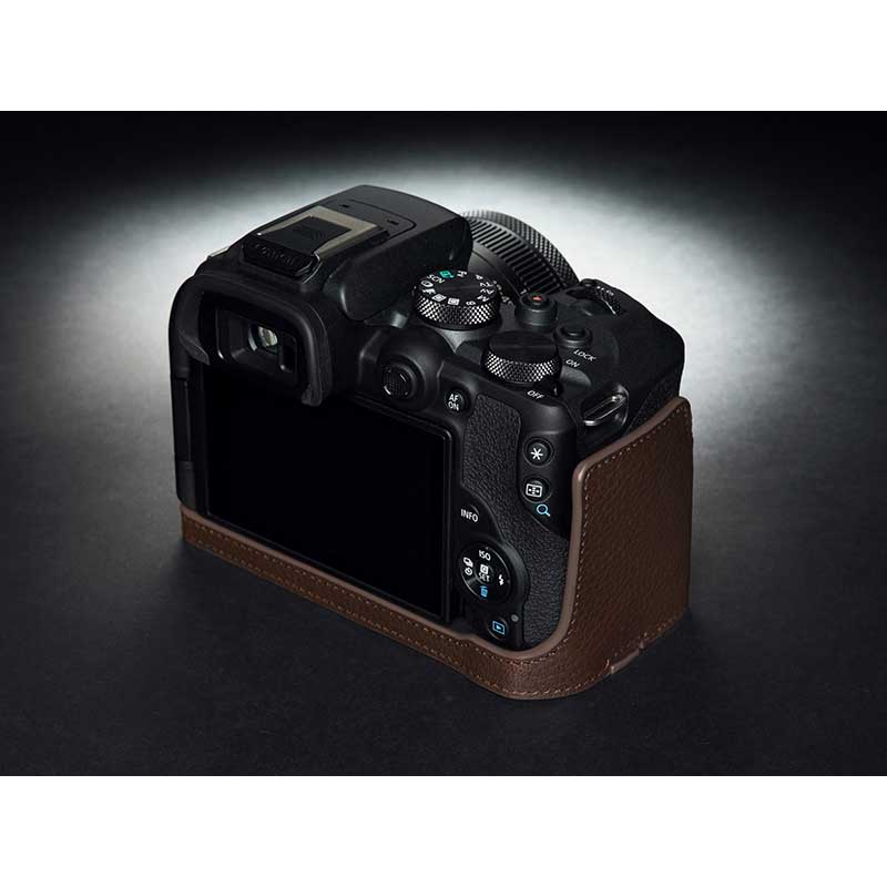 EOS Rシステム Canon R10 専用 レザー ケース Coco Brown ココ