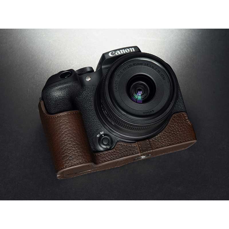 EOS Rシステム Canon R10 専用 レザー ケース Coco Brown ココ