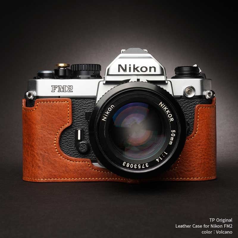 TP Original Nikon FM2 専用 レザー カメラケース Volcano ボルケーノ 