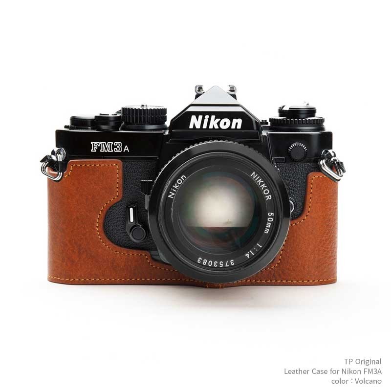TP Original Nikon FM3A 専用 レザー カメラケース Volcano ボルケーノ