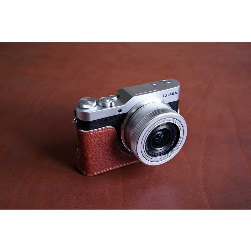 LUMIX TP Original Leather Camera Body Case for Panasonic GF9 DC