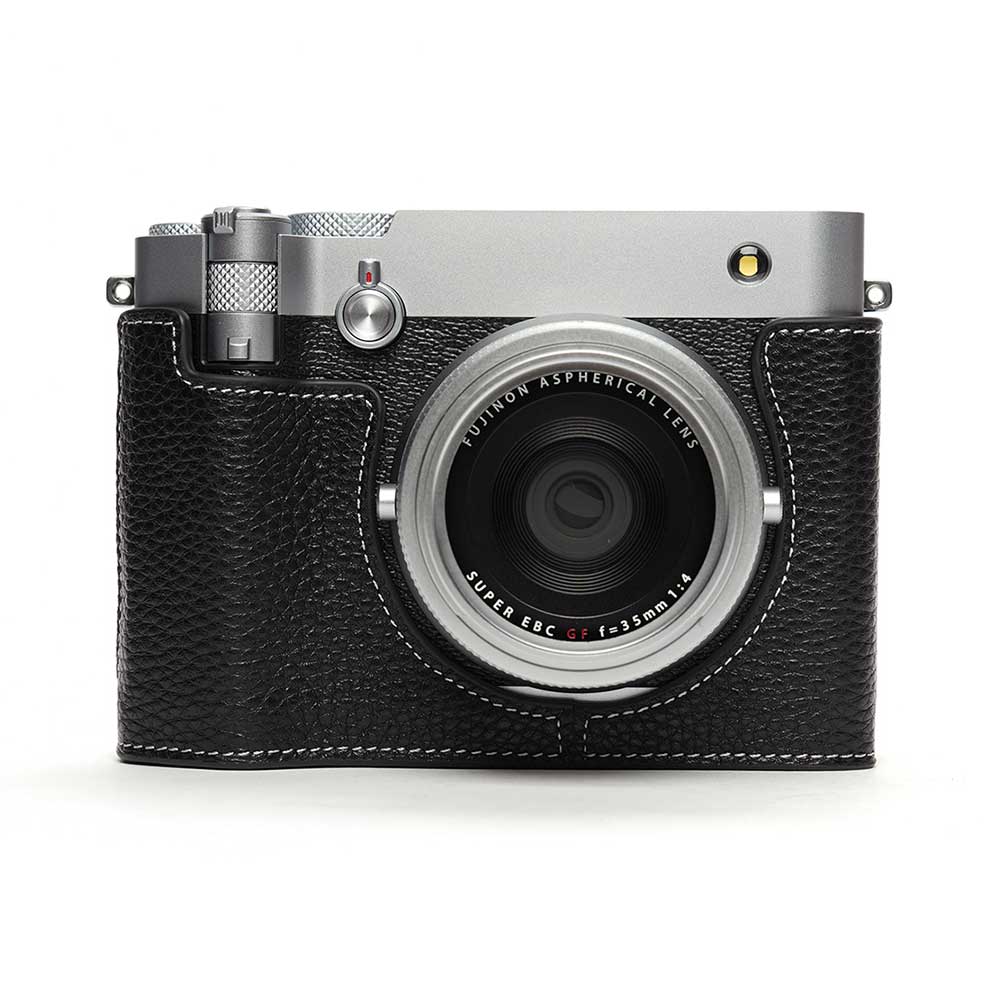 富士フイルム Xシステム FUJIFILM GFX100RF 専用 レザー ケース Black