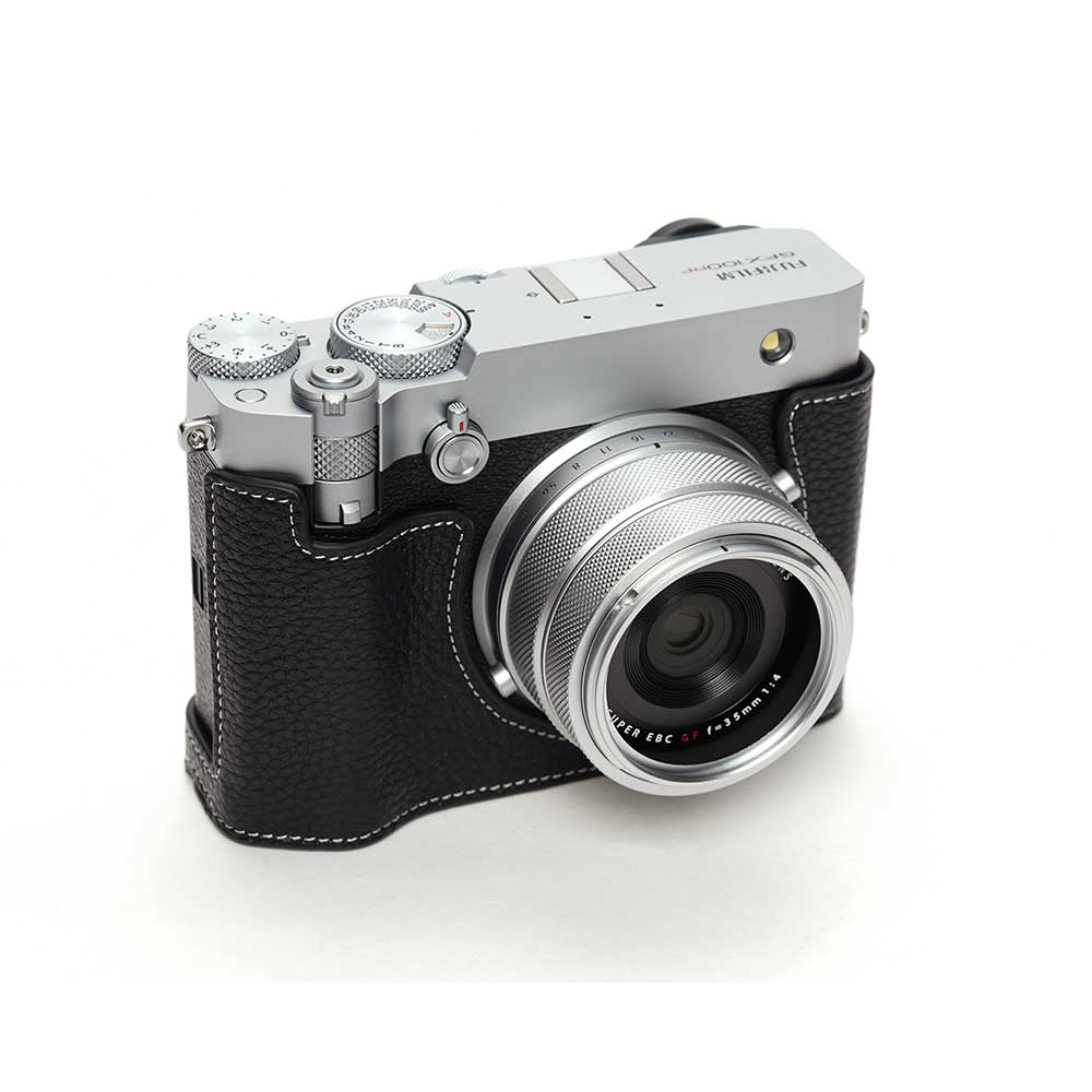 富士フイルム Xシステム FUJIFILM GFX100RF 専用 レザー ケース Black