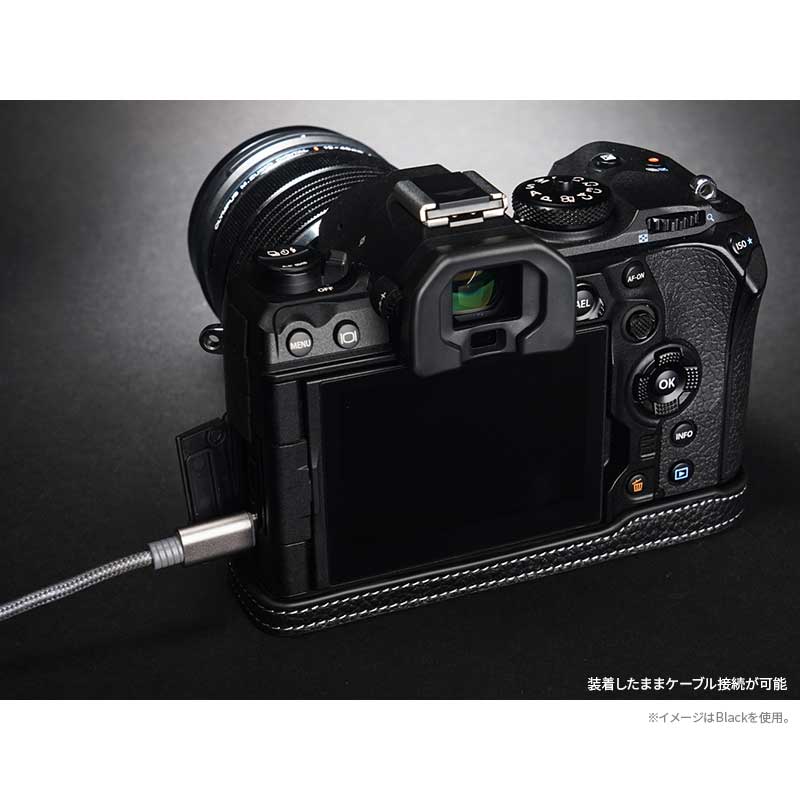 オリンパス OLYMPUS OM SYSTEM OM-1 専用 レザー ケース Coco