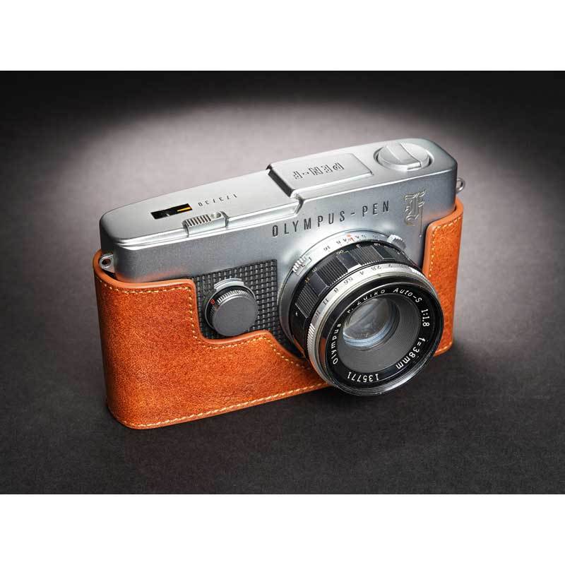 OLYMPUS PEN F フィルムカメラ（革ケース付き） Amazon | TP Original Olympus PEN F (フィルムカメラ) 専用 ブル