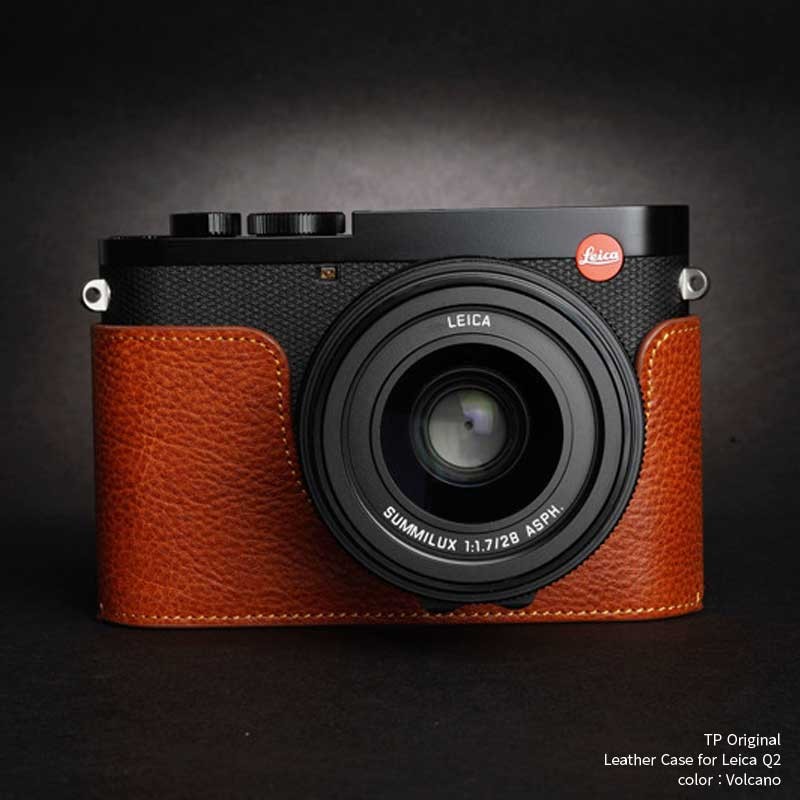 TP Original Leather Camera Body Case For Leica Q2 Volcano ライカ