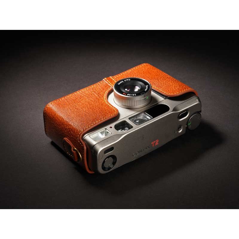 TP Original Contax T2 専用 レザー カメラケース Volcano ボルケーノ