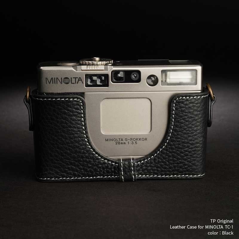 ミノルタ TC-1 Minolta ケース付き コニカミノルタ（KONICA MINOLTA） MINOLTA TC-1 専用 レザー ケース