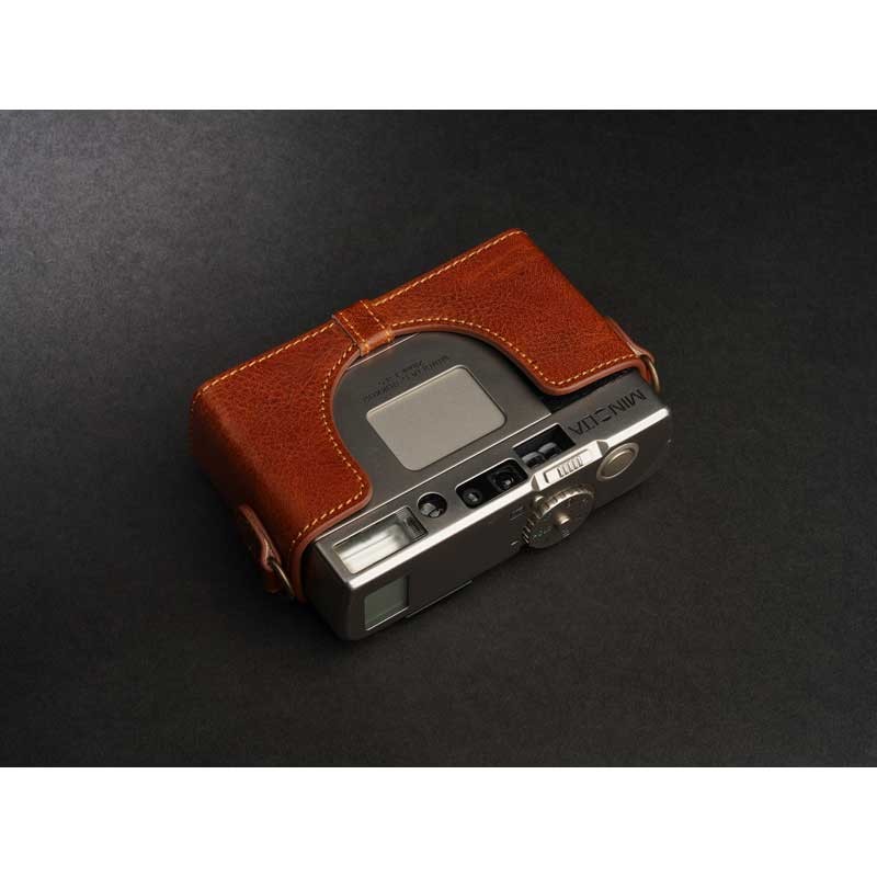 TC−1 【MINOLTA】 ＋　ケース Handmade Minolta TC-1 Camera Half Case Genuine Real Leather