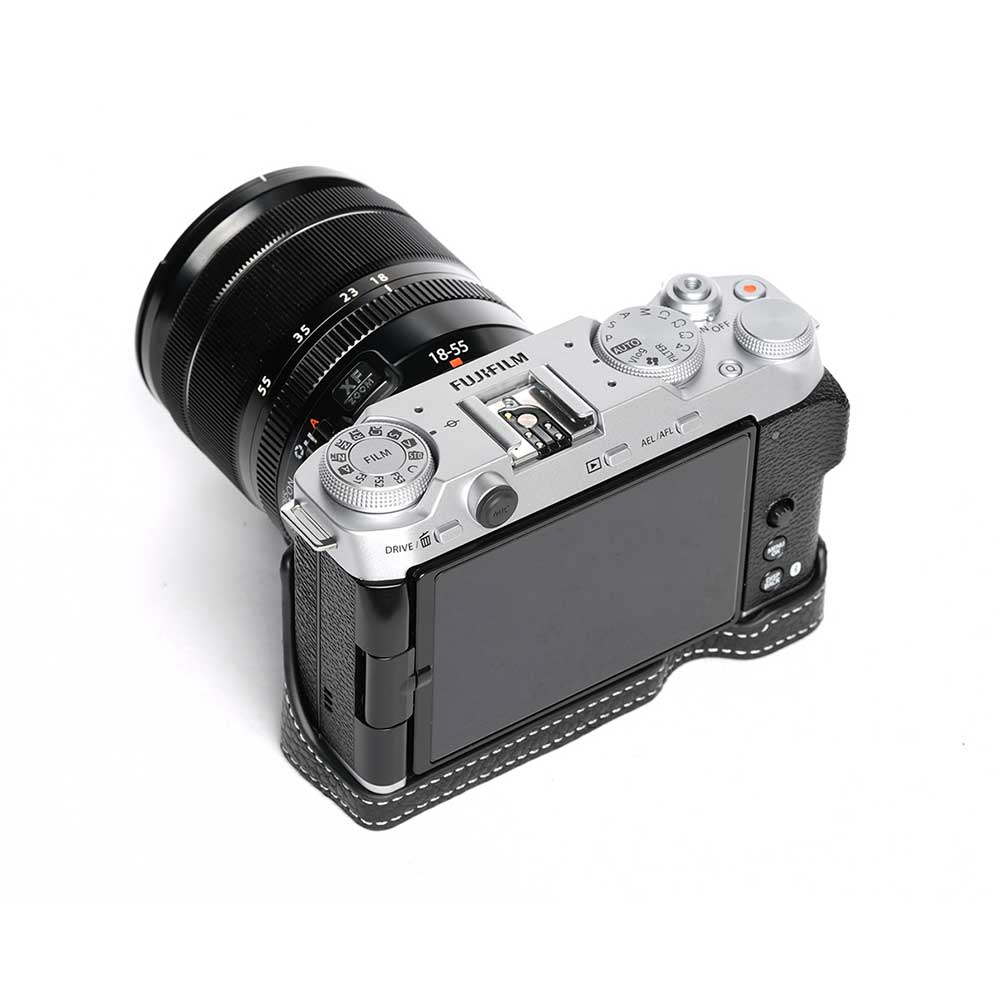富士フイルム Xシステム FUJIFILM X-M5 専用 レザー ケース Black