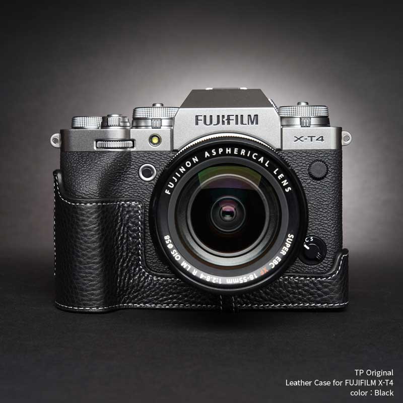 FUJIFILM TP Original X-T4 専用 レザー カメラケース Black