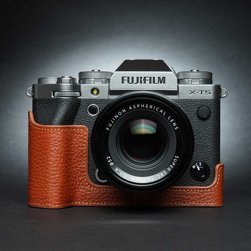 TP Original FUJIFILM X-T5 専用 レザー カメラケース Volcano