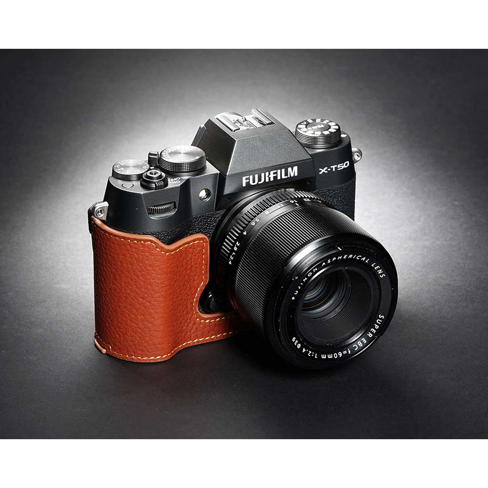 本革カメラケース 富士フイルム FUJIFILM xt50用 楽天市場】FUJIFILM X-T50 専用 レザー ケース Black ブラック